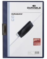 Photo Chemise de présentation A4 à clip - Bleu foncé (DURABLE 2270-07)