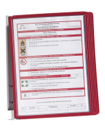 Photo Pupitre à fixation murale - Gris / rouge : DURABLE VARIO Lot de 5