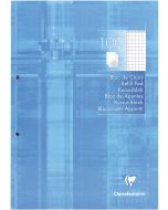 Photo CLAIREFONTAINE : Bloc de cours quadrillé avec marge - 210 x 297 mm - 200 pages 