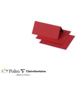 Photo POLLEN Porte-nom rouge groseille 85 x 80 mm 75025C Clairefontaine