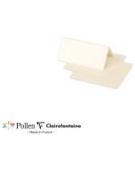 Photo POLLEN Porte-nom Ivoire irisé 85 x 80 mm 75086C Clairefontaine