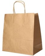 Photo Sac en papier avec anse - 250 x 260 x 170 mm - Brun PAP STAR