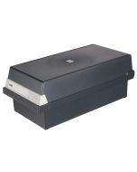 Photo Boite à couvercle pour 1300 cartes - A6 paysage - Noir : HAN 956-13 