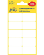 Photo Étiquettes adhésives - 32 x 23 mm - Blanc AVERY 3075