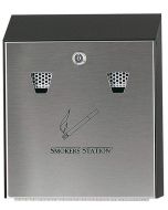 Cendrier mural en métal - Noir Durable 3333-01 