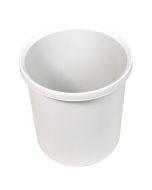 Photo Corbeille à papier lignée - 18 litres - Gris HELIT H6105782
