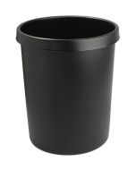 HELIT Corbeille à papier 45 litres Noir H6106295
