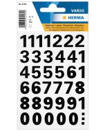 Photo 4164 HERMA  : Etiquettes de chiffres noirs autocollants - 15 mm
