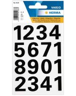 Photo 4168 HERMA  : Etiquettes de chiffres noirs autocollants - 25 mm