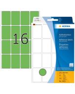 Photo HERMA 2455 : Lot de 512 étiquettes - 25,0 x 40,0 mm - Vert