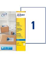 Photo Étiquettes adhésives - 199,6 x 289,1 mm - Blanc AVERY