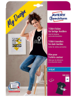 Photo Films transfert T-shirts foncés - Blanc AVERY MD1003