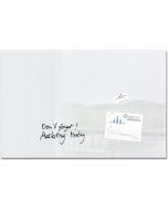 SIGEL : Tableau magnétique en verre - 1000 x 650 mm - Blanc GL141