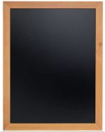 Ardoise murale - Cadre en bois couleur Teck - 600 x 800 mm SECURIT Universal Image