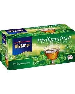 Thé à la menthe poivrée MESSMER Lot de 25 sachets