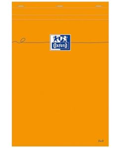 Bloc-Notes quadrillé - 210 x 297 mm OXFORD Couverture orange
