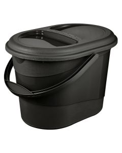 Seau à déchets BIO - 13 litres - Anthracite KEEEPER Elsa eco