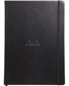 Photo Carnet de notes - Pages lignées - A4 - Noir RHODIA Webnotebook