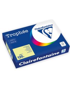 Ramette de papier de 250 feuilles A4 120g - Jonquille : CLAIREFONTAINE Trophée image