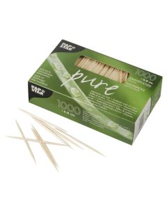 Cure-dent en bois - 68 mm : PAP STAR Pure Lot de 1000 Visuel
