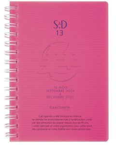 Agenda de Poche 2026/2027 SAD 13S - 130 x 90 mm EXACOMPTA image couverture