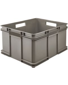 Bac de rangement Euro-Box XXL - 54 litres - Gris pierre : KEEEPER Bruno