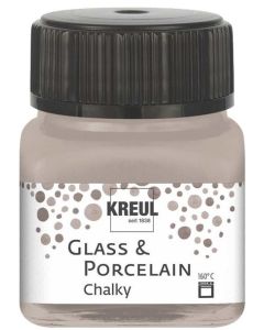 Peinture pour verre et porcelaine - 20 ml - Jaune safran KREUL Chalky