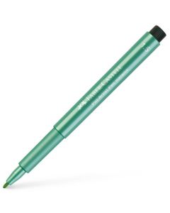 Stylo à encre de chine PITT artist pen - Vert métallique - 1,5 mm : FABER CASTELL Visuel