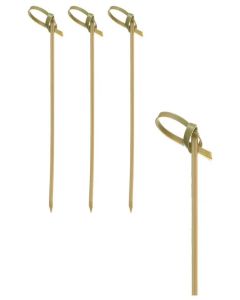 Pique apéritif en Bambou - 60 mm : PAP STAR Noeud Lot de 250 Visuel