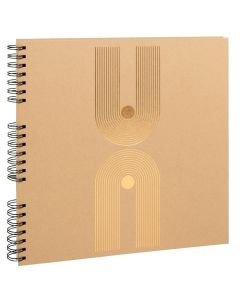 Album Photos Traditionnel 32 x 32 cm - 360 Photos - Kraft EXACOMPTA Graphik