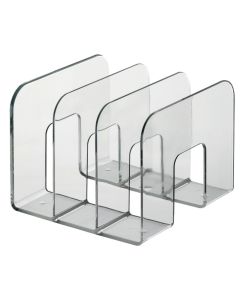 Porte-revues 3 compartiments - Transparent - DURABLE Trend Image