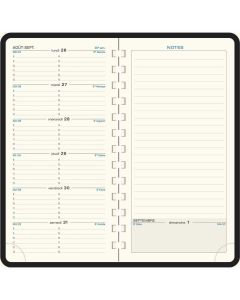 Agenda Semainier de poche 2026 spiralé - 175 x 90 mm EXACOMPTA Espace 17 S