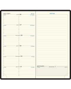 Agenda 2025 Semainier de poche Espace 17 - 175 x 90 mm EXACOMPTA