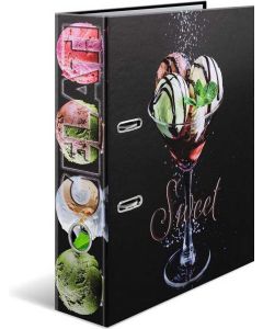 Classeur à 2 anneaux - Dos de 70 mm - A4 HERMA Flavors Sweets