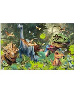 Sous-main de bureau - 550 x 350 mm HERMA Fantaisie Dino World Recto