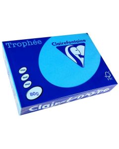 Ramette de papier Trophée de 500 feuilles A4 - Bleu Royal : CLAIREFONTAINE Photo
