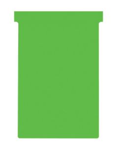 Photo Fiches T - Indice 4 / 124 mm - Vert : NOBO Lot de 100  réf. 2004005 