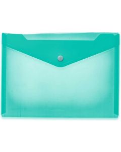 Pochette enveloppe A4 à bouton-pression - Violette Transparente HERMA