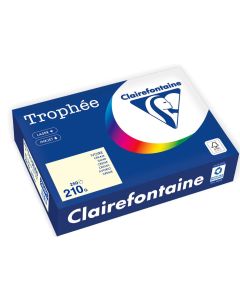 Ramette de papier Trophée de 250 feuilles A4 210 g - Ivoire : CLAIREFONTAINE Illustration