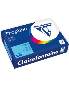 Ramette de papier de 250 feuilles A4 210 g - Bleu Alizé CLAIREFONTAINE Trophée