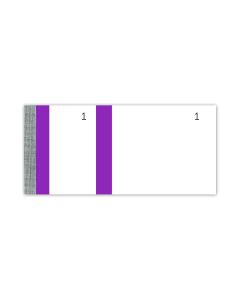 Bloc vendeur  Tickets de coupons détachables - Bande Violet Elve 247