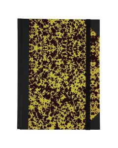 Carnet de Notes Pages lignées 22 x 17 cm - Marbré Kaki LE DAUPHIN