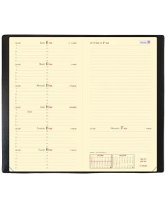 Agenda 2025/2026 - Italnote - 88 x 170 mm - Noir QUO VADIS