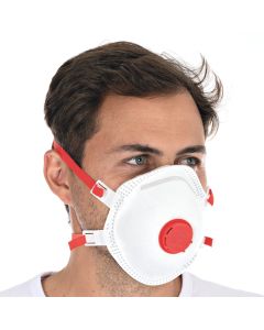 Masque de protection respiratoire jetable avec soupape - FFP3 : HYGOSTAR Visuel