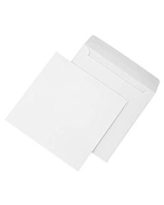 Enveloppe autocollante blanche sans fenêtre - 220 x 220 mm MAIL MEDIA Lot de 500
