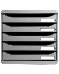 Module de rangement 5 tiroirs - Big Box Plus - Gris 309740 EXACOMPTA 