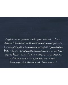 PRONAPPE 334178 :  Sets de table - Ardoise (Art de la table)