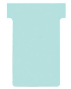 Fiches T - Indice 2 / 60 mm - Bleu : NOBO Lot de 100 visuel
