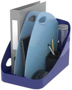 Rangement de bureau flexible - Bleu : EXACOMPTA Flex Box Bee Blue image