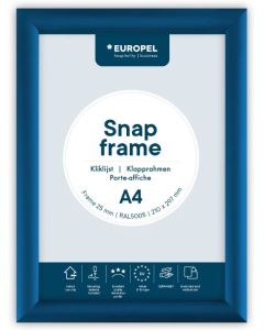 Cadre Porte affiche - A4 - Bleu : EUROPEL image